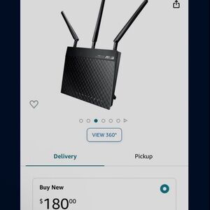ASUS Black Wireless Router AND Antenna